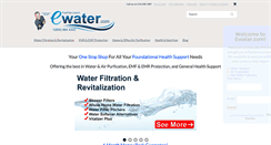 Desktop Screenshot of ewater.com