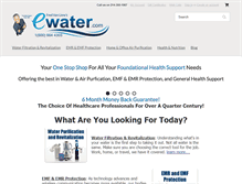 Tablet Screenshot of ewater.com